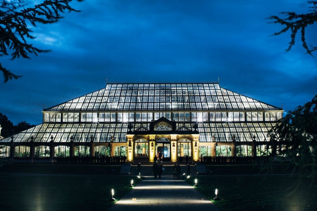 Kew Gardens Wedding Venue West London Kew at Night
