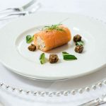 The Spa Hotel wedding breakfast smoked salmon starter spa hotel tunbridge wells 9