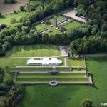 aerial photograph of Osmaston Park Derbyshire