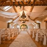 Beeston Manor Wedding Venue Lancashire Hoghton Preston interior aisle