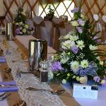 Wedding breakfast at the Yurt (1)