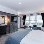 Villiers Hotel wedding venue Buckingham bedroom