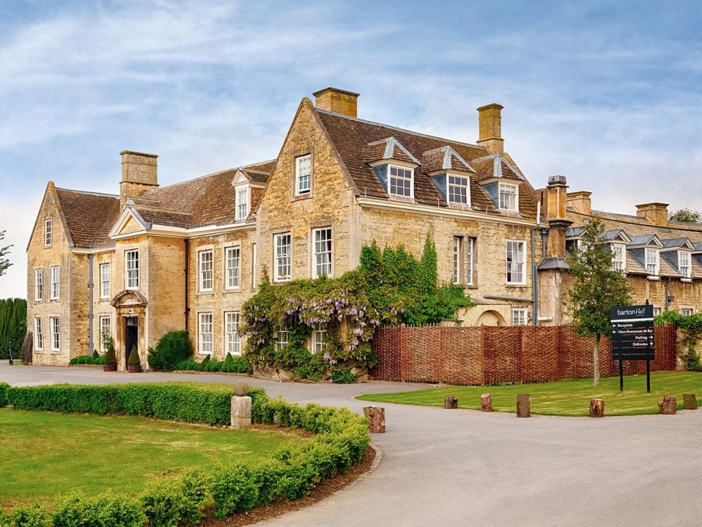Barton Hall wedding venue Northamptonshire exterior