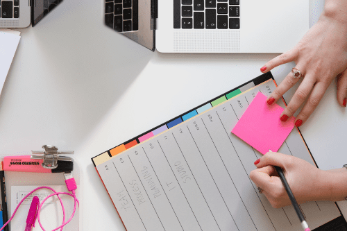3. Be Organised