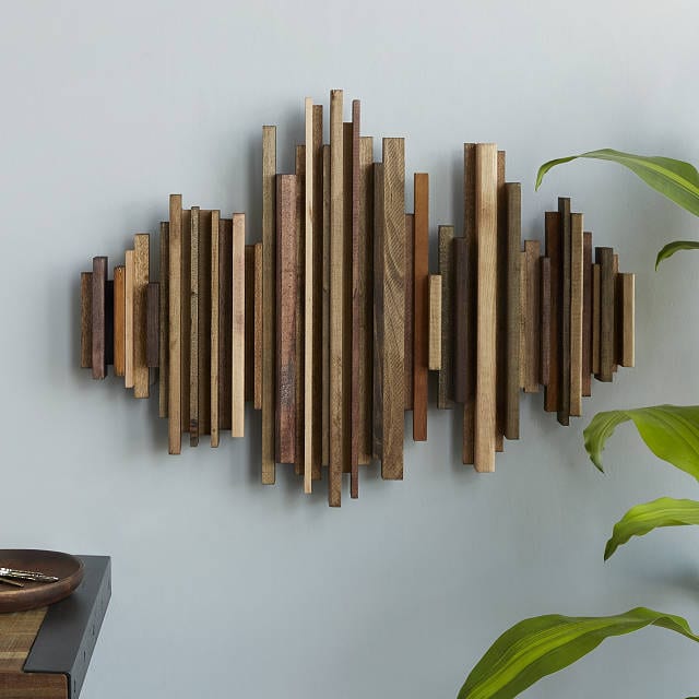 5th Anniversary gifts wooden soundwave sculpture
