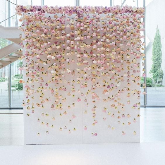 Wedding Flower Wall