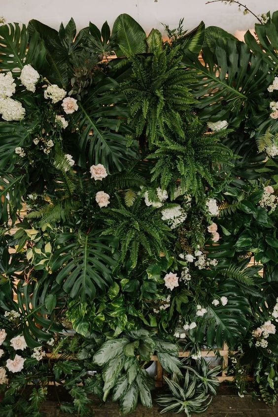 Wedding Flower Wall