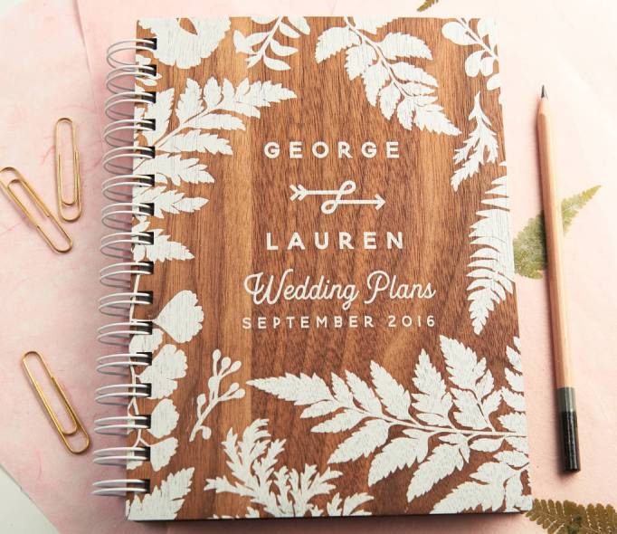 Wedding Planner Books Rustic