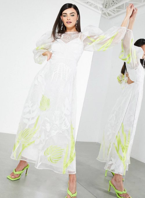 Coloured wedding dresses