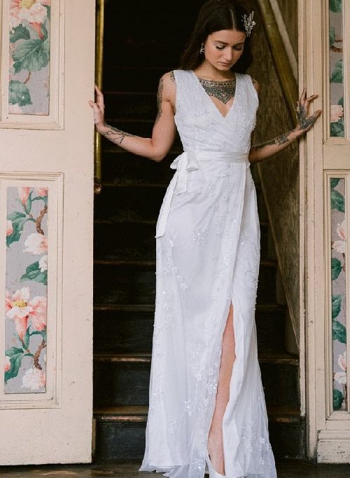 Coloured wedding dresses