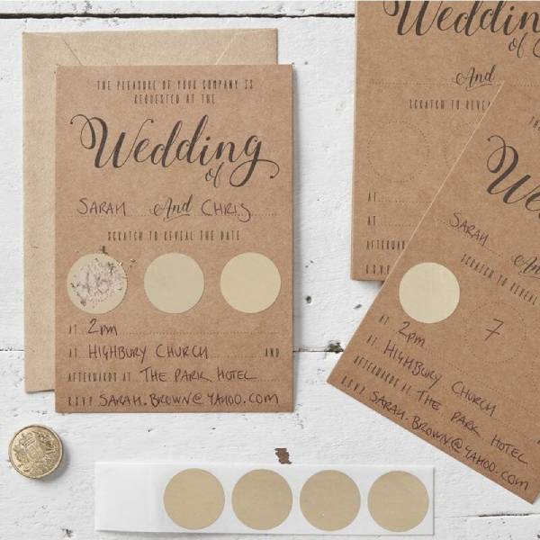 Wedding Save The Date Card Ideas