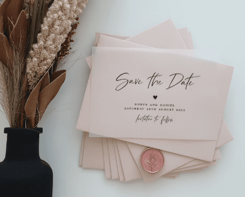 11. Vellum save the date