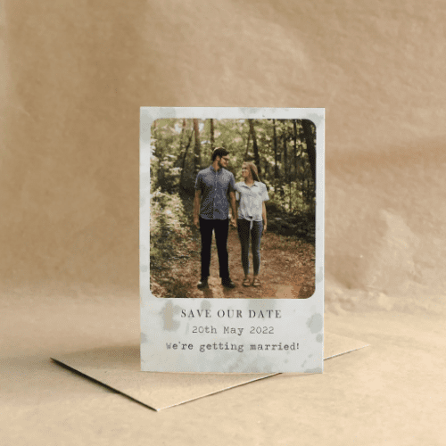 20. Vintage polaroid save the date