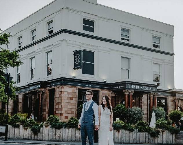 The Rosendale Pub exterior wedding venue South London