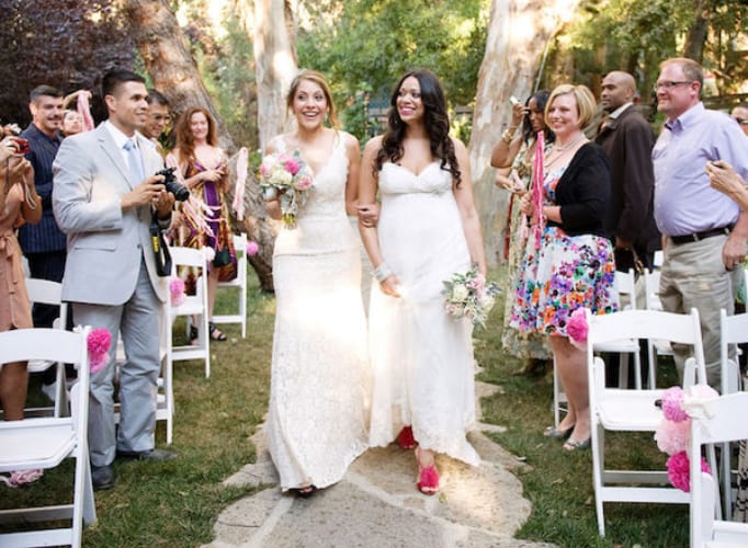 Walk down aisle credit Next Exit Photography
