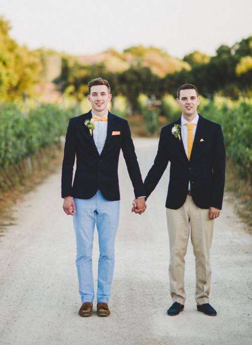 Same Sex Wedding Outfits