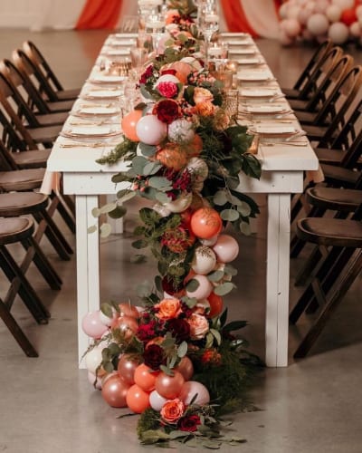 Budget Wedding Centrepieces