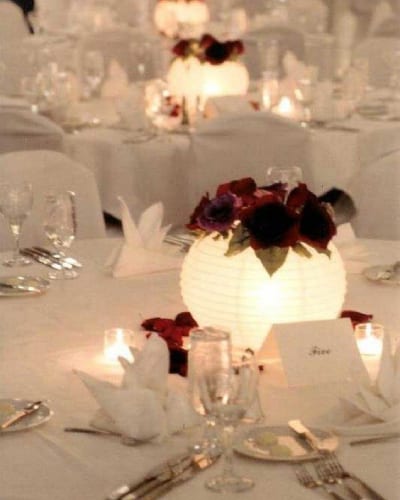 Budget Wedding Centrepieces