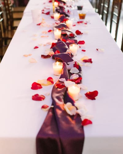 Budget Wedding Centrepieces