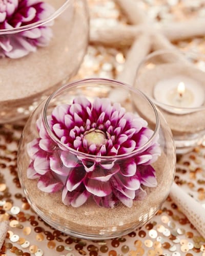 Budget Wedding Centrepieces