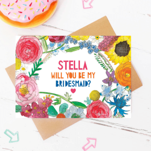 25. bright coloured card