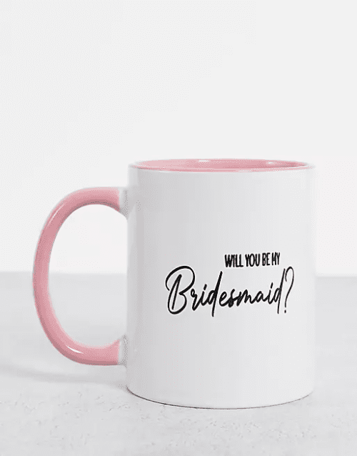 6. bridesmaid mug