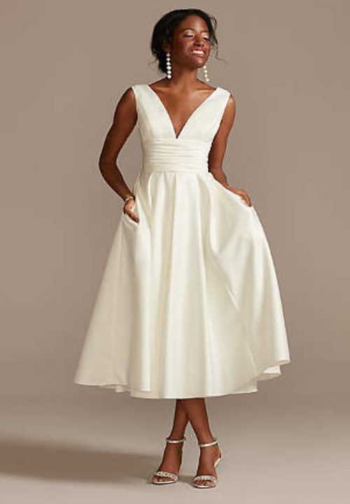 David’s Bridal Tea Length