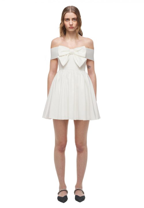 Self Portrait White Bow