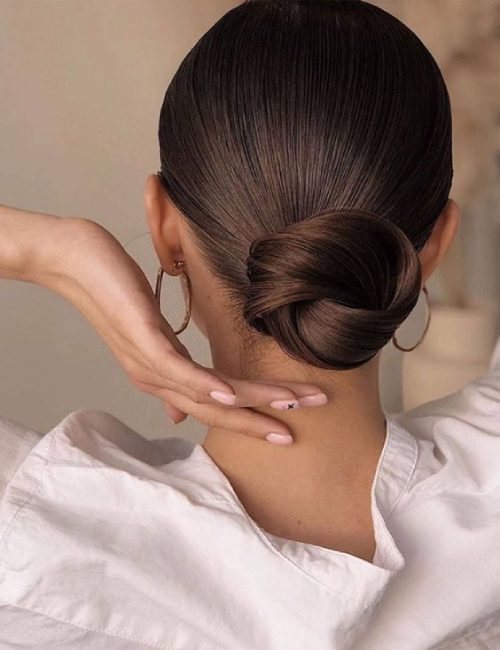 Low Sleek Bun