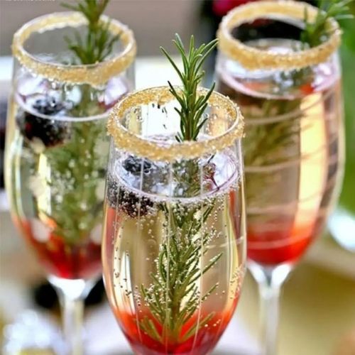 Festive cocktail image Pinterest