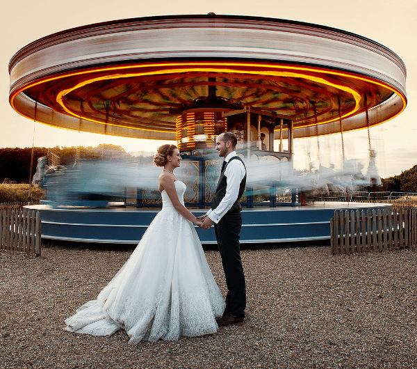 30 fairground wedding credit Tom Gold Photography