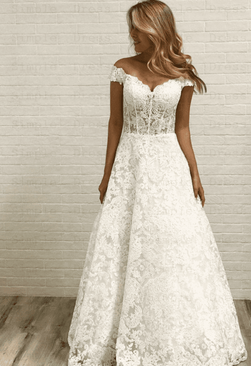 33 Floral Wedding Dresses for Any Season