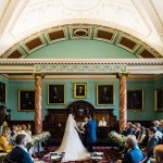 Couple in Council Chamber, Babb Photo