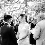 Woodland wedding ceremony
