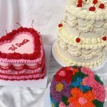 trio wedding cakes