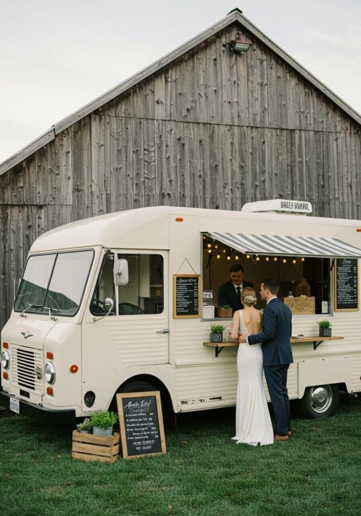 Vintage Food Truck Wedding Catering