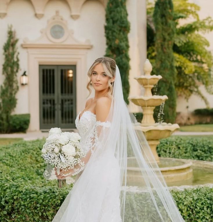 Bride finished look