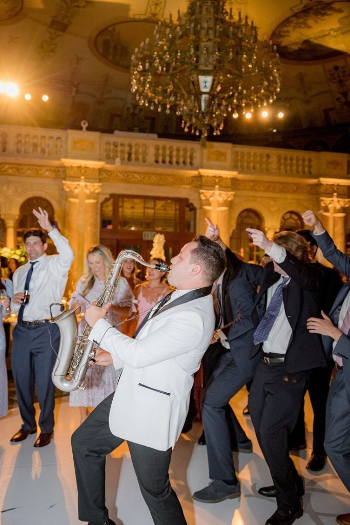 Wedding saxophonist