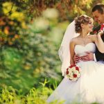 InsureMyDay Young and gorgeous wedding couple on autumn forest 3