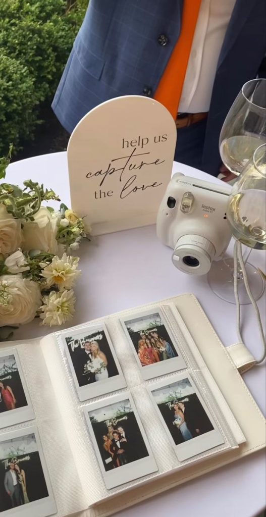 Photo book at wedding
