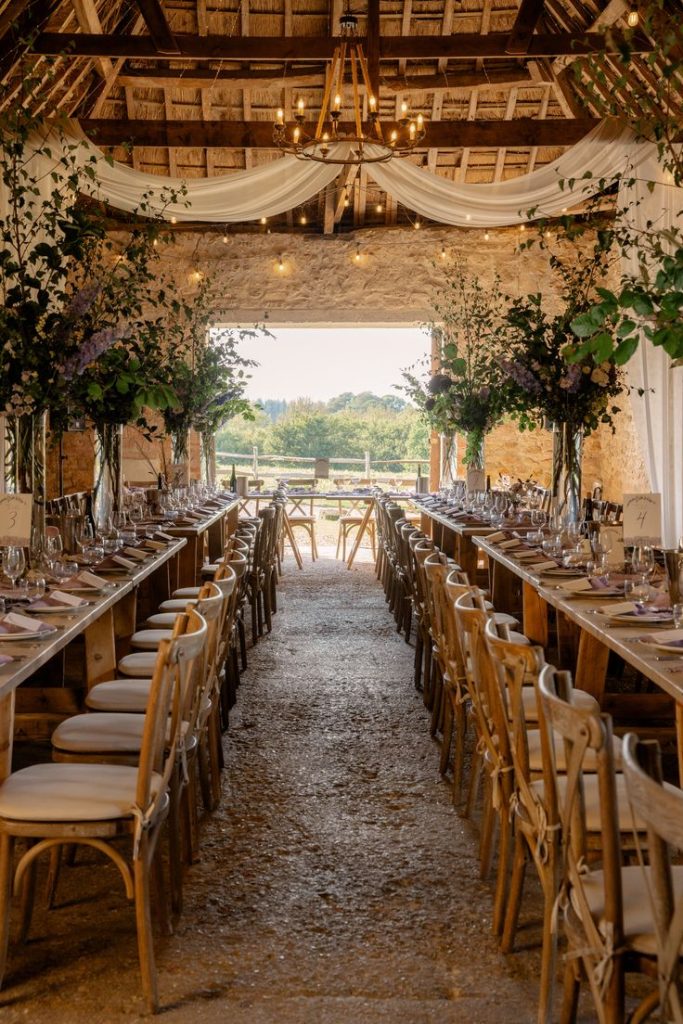 Barn venue wedding