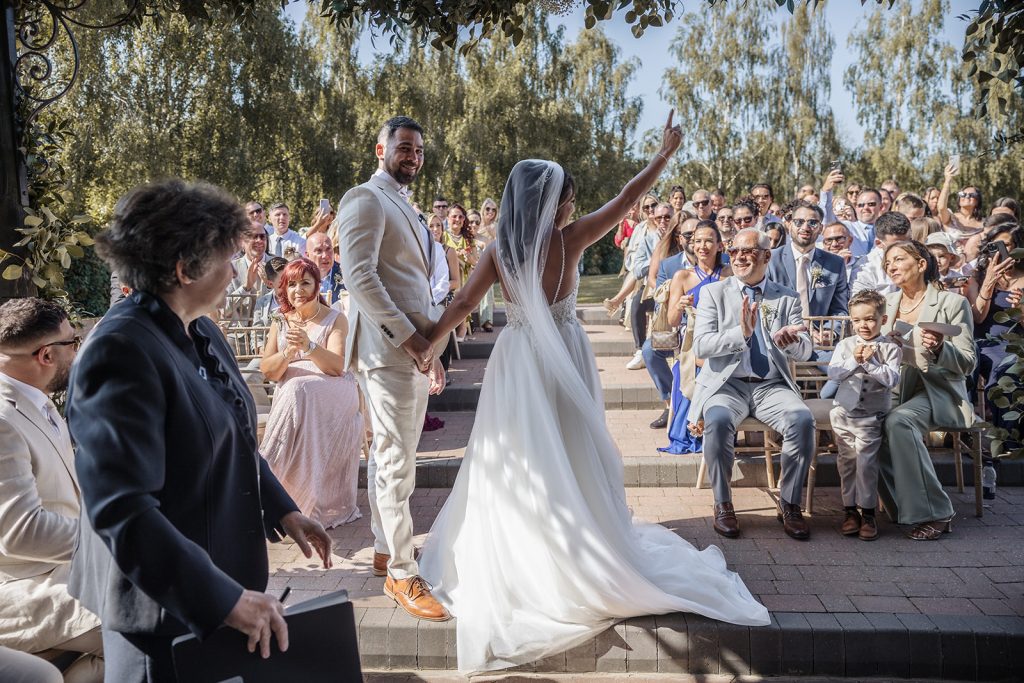 Why Outdoor Weddings Are Taking Over UK Summers Bride Groom Just Married 3