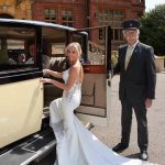 bride vintage rolls royce may wedding