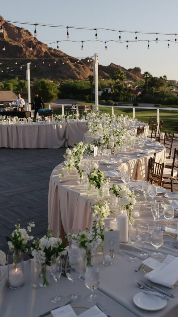 The Anti Wedding: Why Couples Are Doing Things Differently Wedding Reception Serpentine Tables 3